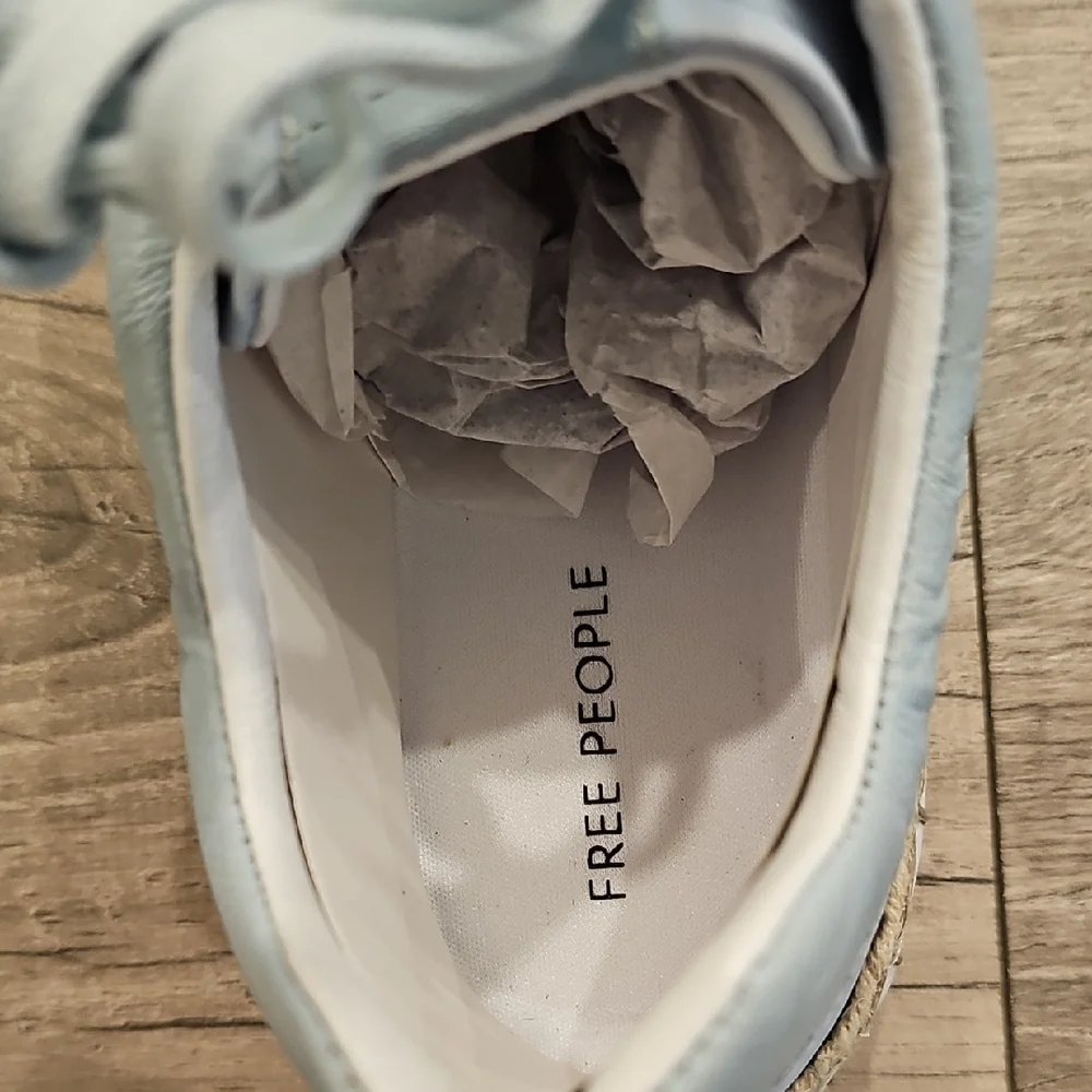 Free People Sky Blue Sneakers - Picture 3 of 5